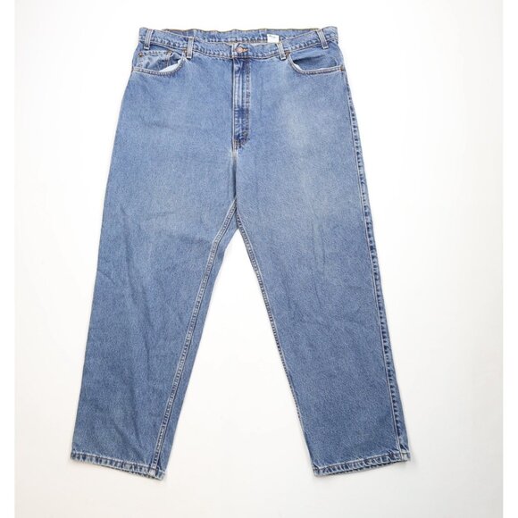 Vintage 90s Levis 540 Mens 44x30 Faded Relaxed Fit Denim Jeans Blue Cotton USA